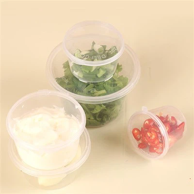 Şeffaf 25ml Tek Kullanımlık Sos Kutusu Daldırma Kutusu